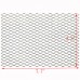 FixtureDisplays Steel Expanded Metal Mesh Sheet 3.3 feet x 7.7 feet, Ships in a  Roll, Great for  BBQ Grill, Window Well, Fence 18112